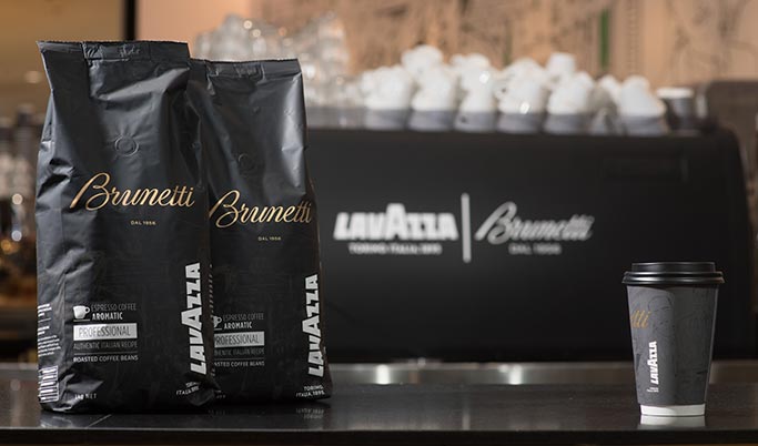 Brand visibility options for Lavazza Coffee