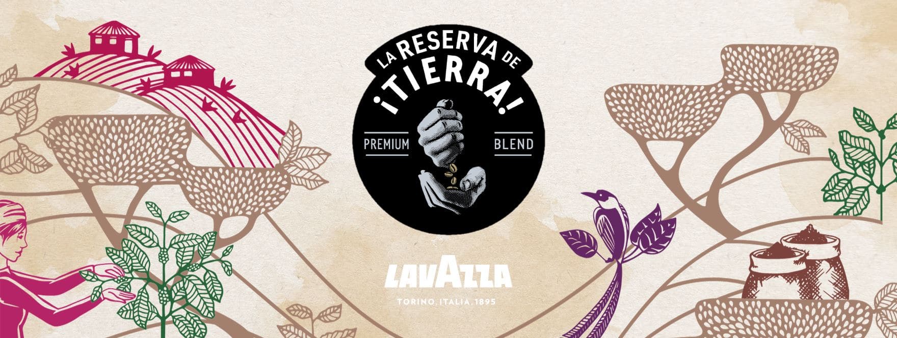 Tierra Lavazza Banner