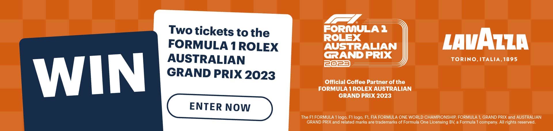 Win a double pass to the FORMULA 1 ROLEX AUSTRALIAN GRAND PRIX!